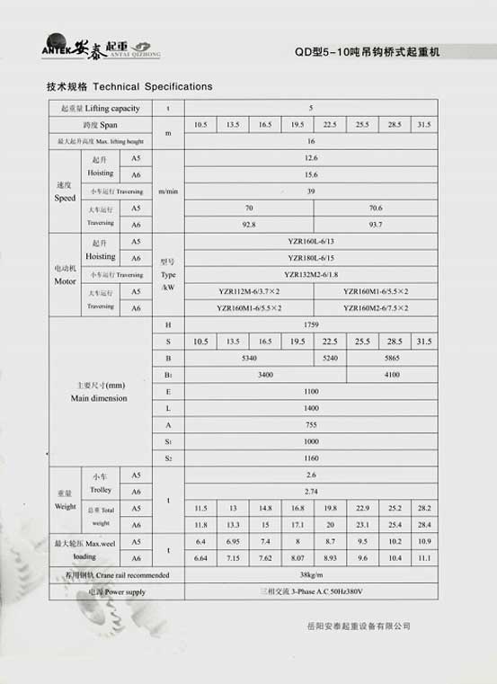 岳阳安泰起重设备有限公司